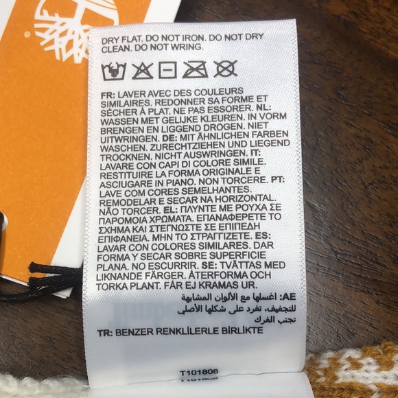 TIMBERLAND Plaid Flat Knit Scarf NWT - Picture 13 of 17